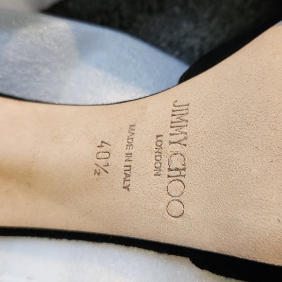 Saeda 100 Jimmy Choos Size 40 1/2 - Picture 11 of 14
